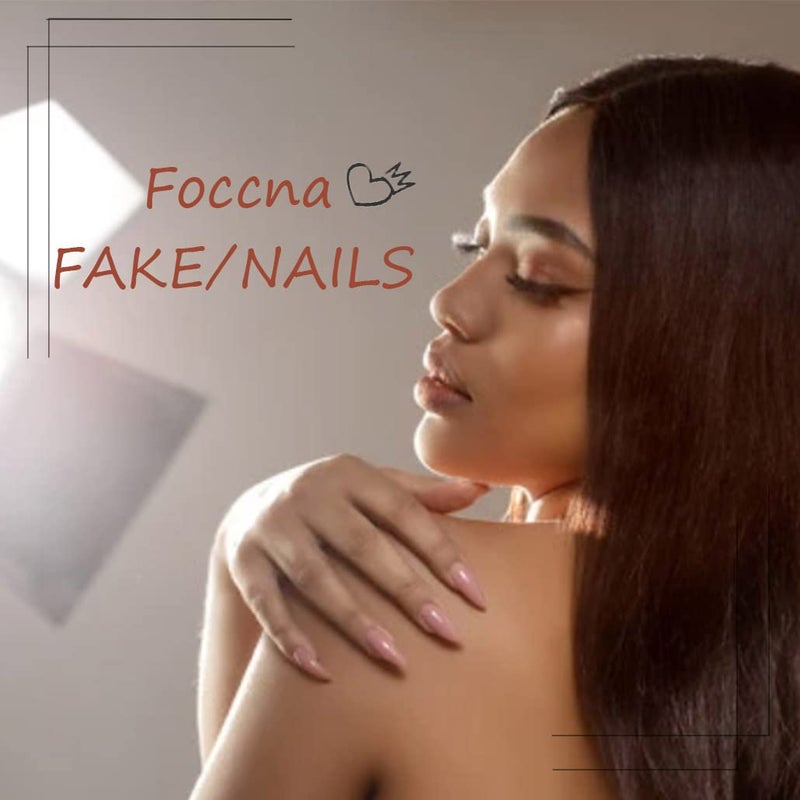 Foccna Press on Nails Long Rhinestone Pink Fake Nails Black Square Bling Glossy Artificial Nails Finger Manicure for Women and Girls-24pcs (Long Nails 1) - Image 5